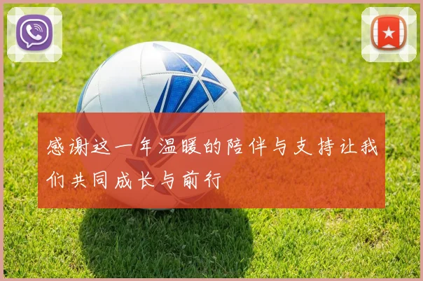 感谢这一年温暖的陪伴与支持让我们共同成长与前行