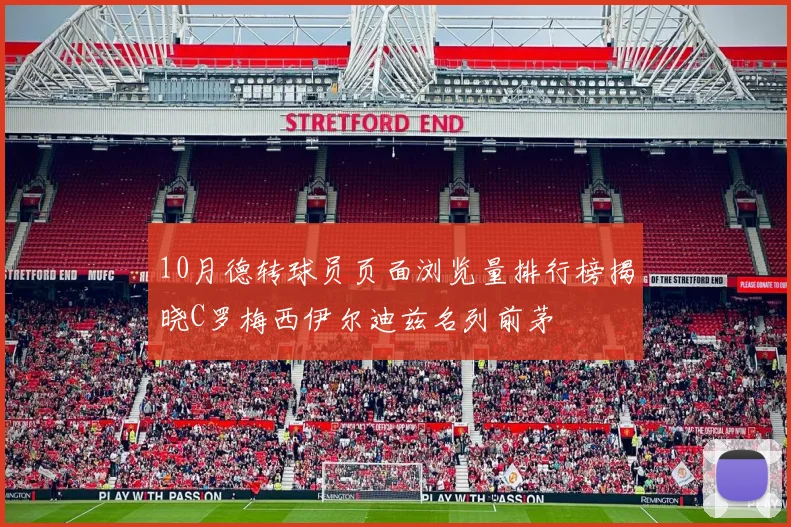 10月德转球员页面浏览量排行榜揭晓C罗梅西伊尔迪兹名列前茅